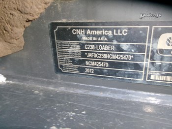 2012 NEW HOLLAND C238